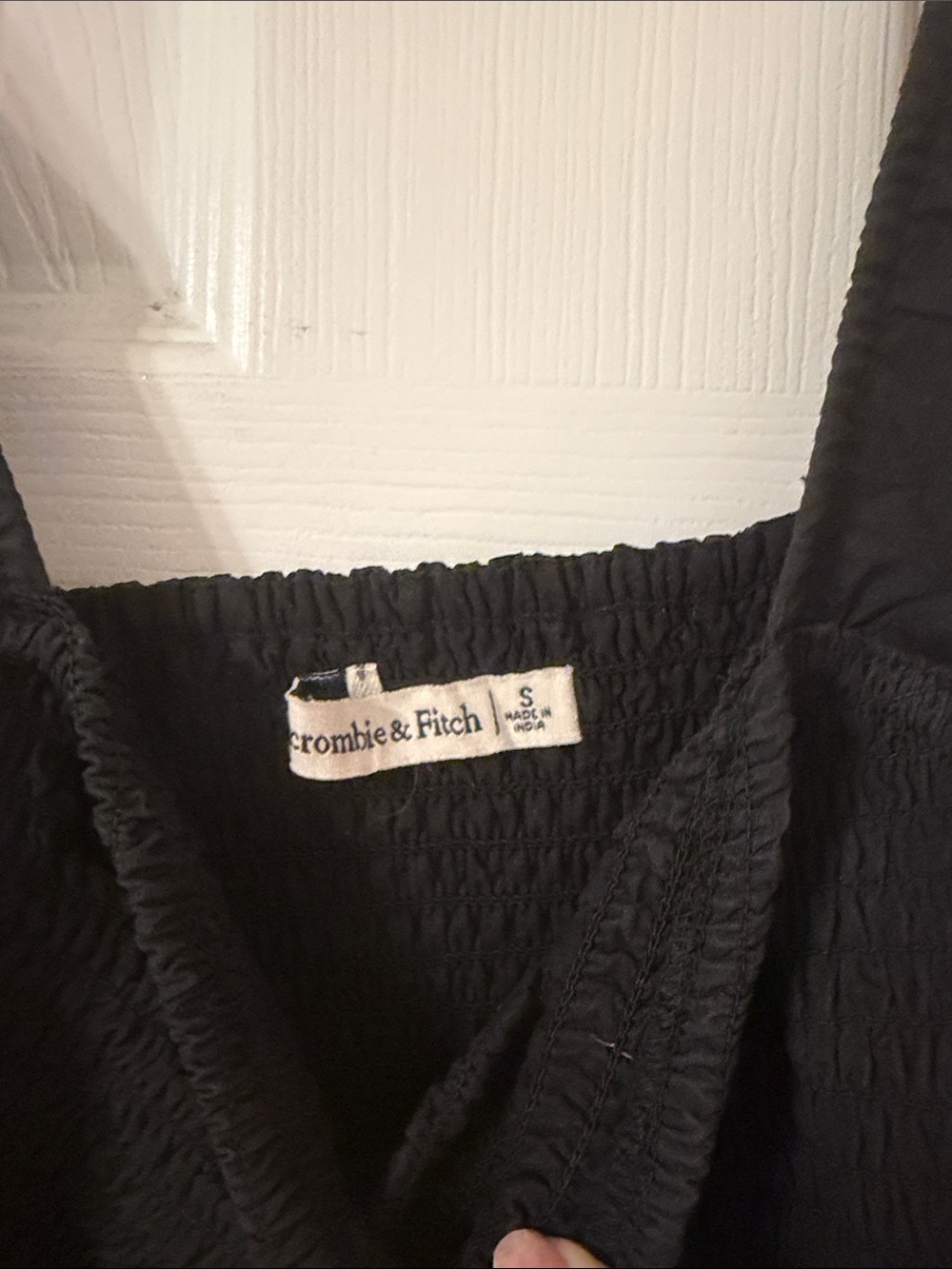 Abercrombie & Fitch Black Ruffled-Strap Tiered Maxi Dress - Picture 3 of 3